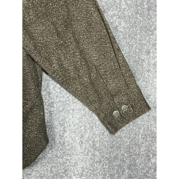 Freedom Foundry Long Sleeve Button Up Shirt Mens Size XXL Brown POCKETS - Picture 8 of 10